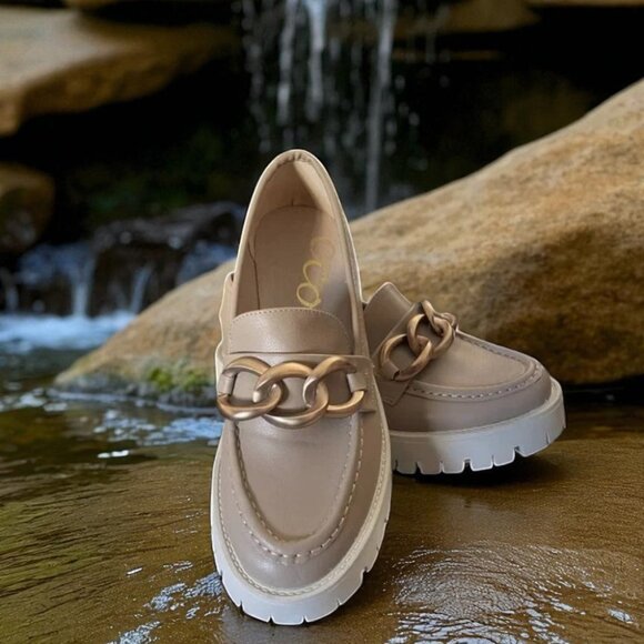 CCOCCI Chunky Chain Lug Sole Platform Loafers - Picture 1 of 8